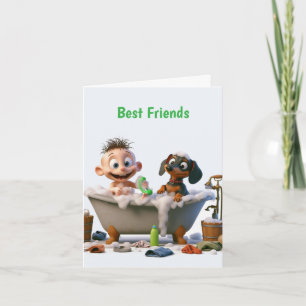 Missing Best Friend Dachshund Card
