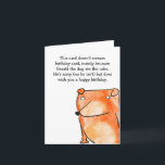 Missing cake birthday card<br><div class="desc">A birthday card with a difference.</div>