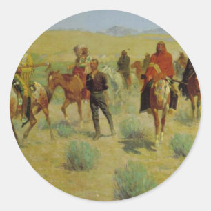 Missing Classic Round Sticker