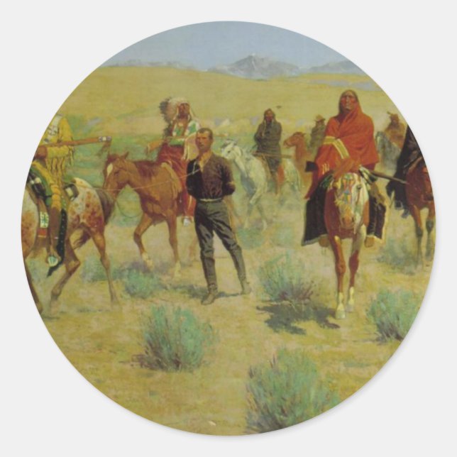 Missing Classic Round Sticker (Front)