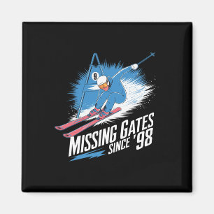 Missing Gates Since 98 Alpine Skiing Magnet