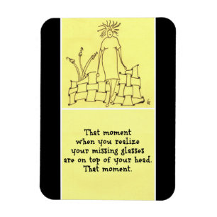 Missing Glasses Magnet