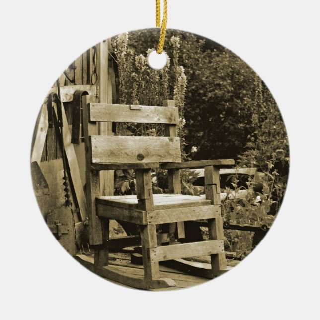 Missing Her Ceramic Tree Decoration (Front)