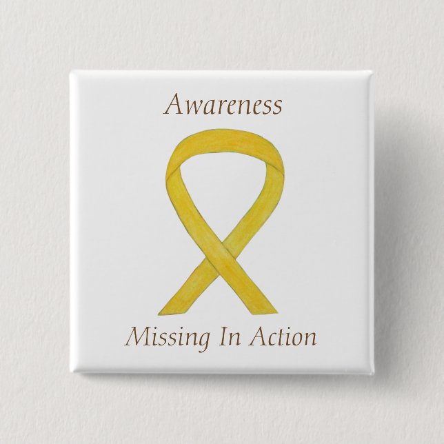 Missing in Action (MIA) Awareness Ribbon Pin (Front)