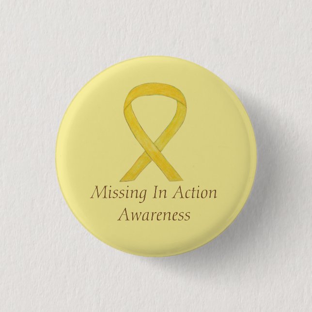 Missing in Action (MIA) Awareness Ribbon Pin (Front)
