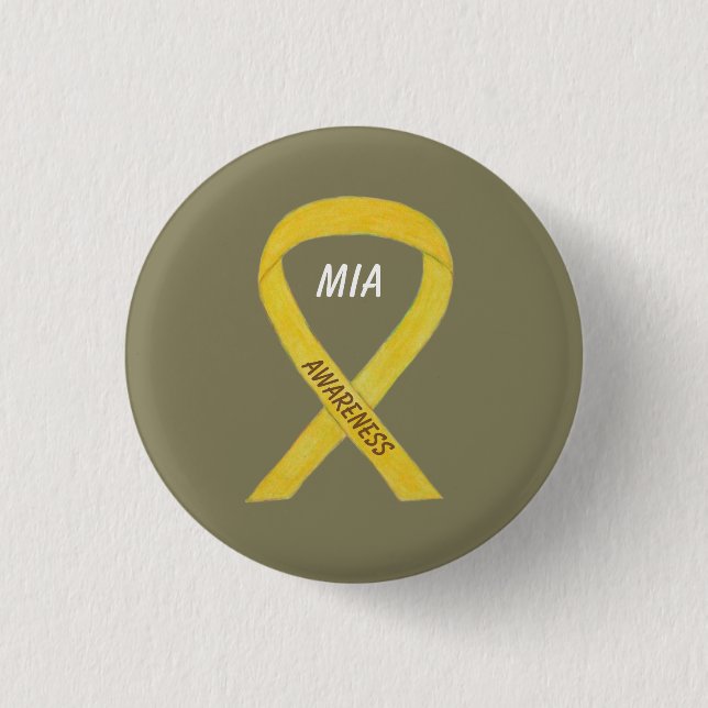 Missing in Action (MIA) Awareness Ribbon Pin (Front)