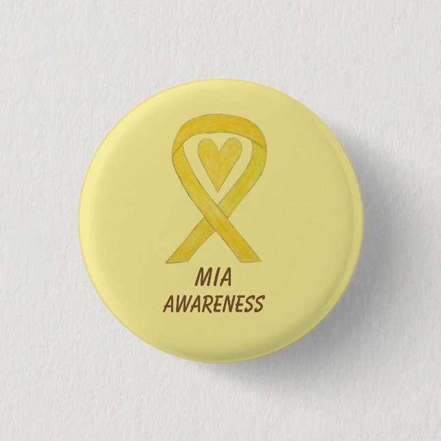 Missing in Action (MIA) Awareness Ribbon Pin (Front)