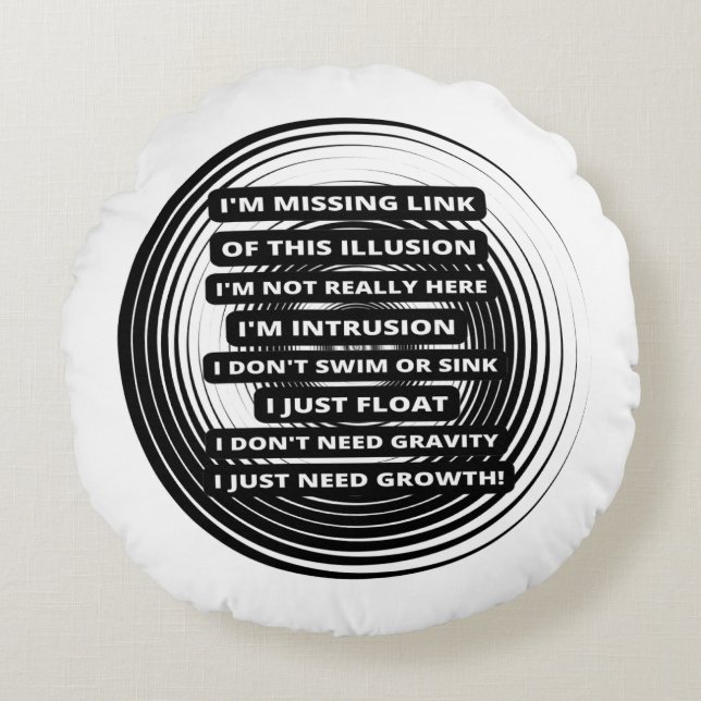 Missing Link Round Cushion (Front)