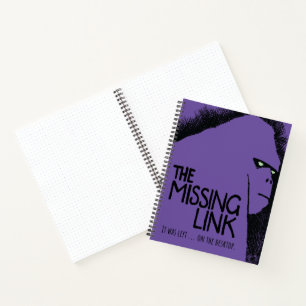 Missing link - Vintage horror movie poster Notebook