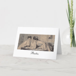 Missing My Besties Greeting Card
