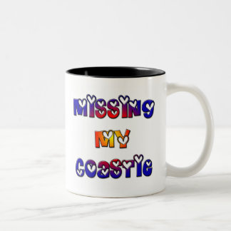 Missing My Coastie Two-Tone Coffee Mug