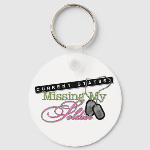Missing My Soldier Key Ring