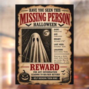 Missing Person Ghost Halloween