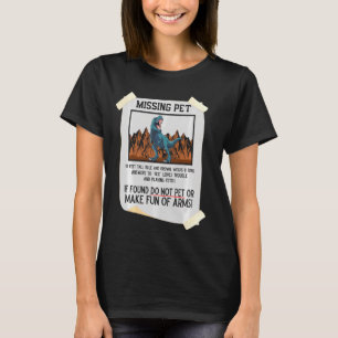 Missing Pet Dinosaur T Rex Lover Funny Halloween C T-Shirt