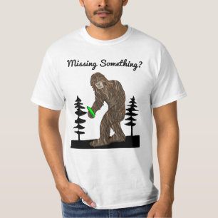 Missing Something? Bigfoot Disc Golf   T-Shirt
