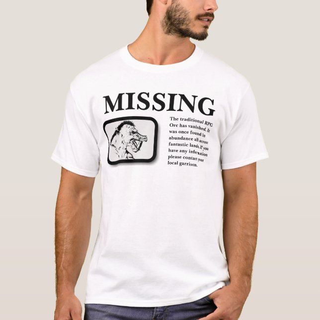 Missing, The Traditional Orc T-Shirt (Front)