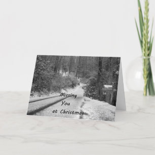 MISSING YOU AT CHRISTMAS - CHRISTMAS WONDERLAND HOLIDAY CARD