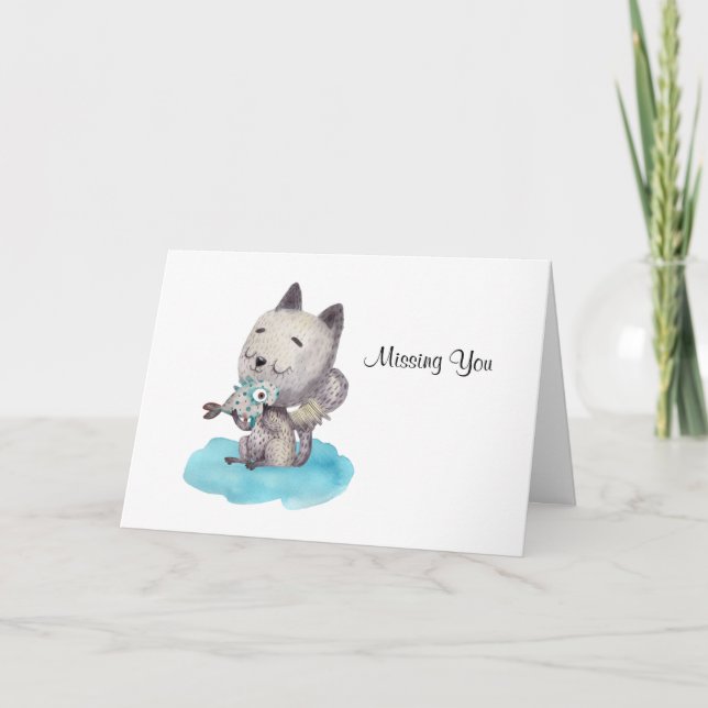 Missing You Card (Front)