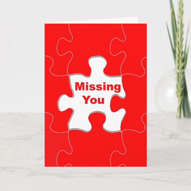 missing you card (Front)