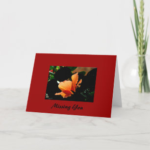 Missing You Card