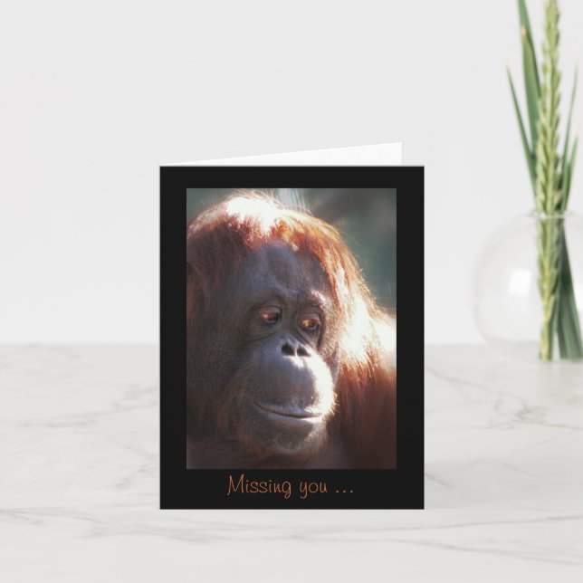 Missing you ... card (Front)