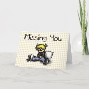 Missing You Card