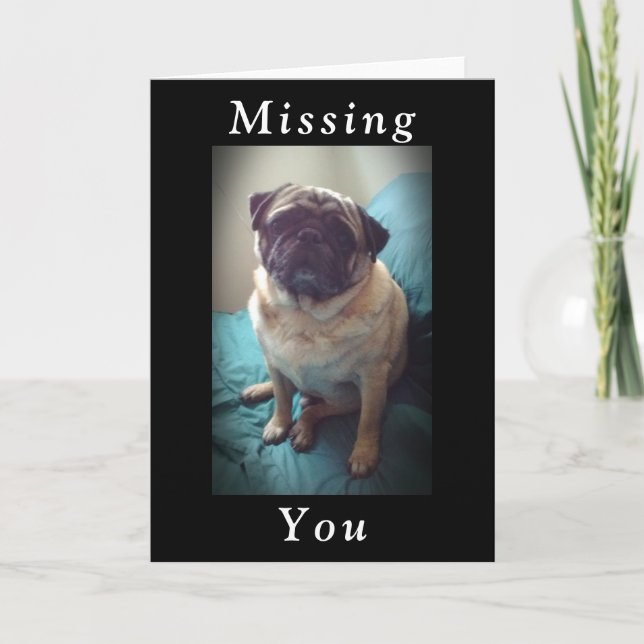 Missing You Card (Front)