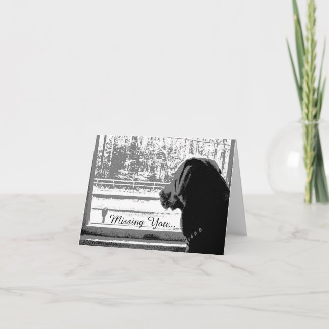 Missing You Card (Front)