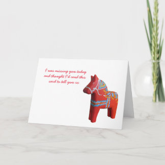 Missing You Card