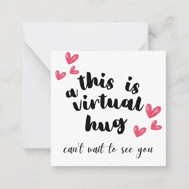 Missing you card (Front)