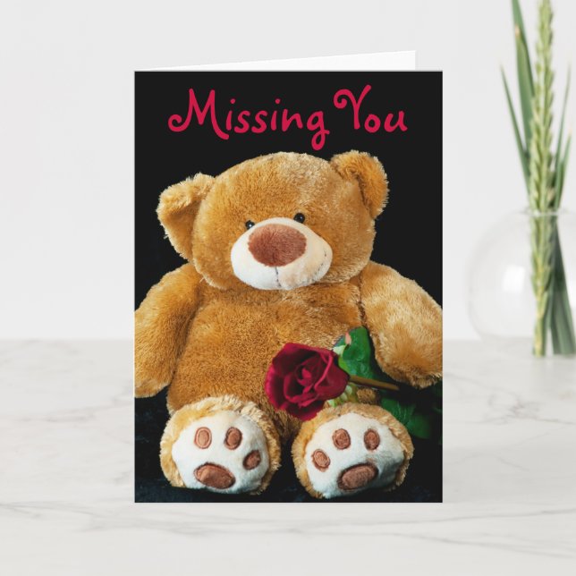 Missing You Card (Front)