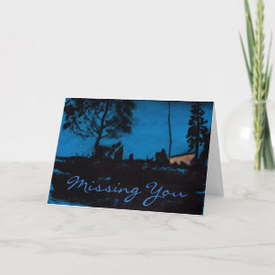 Missing You Card