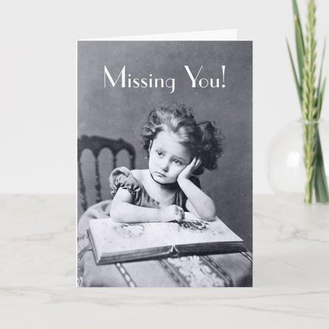 Missing You! Card (Front)
