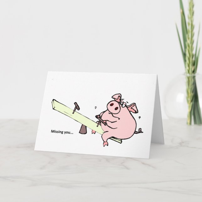 MISSING YOU CARD (Front)