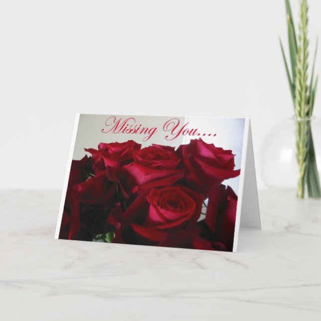 Missing You Card (Front)