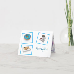 Missing You Custom Miss You Thank You Card