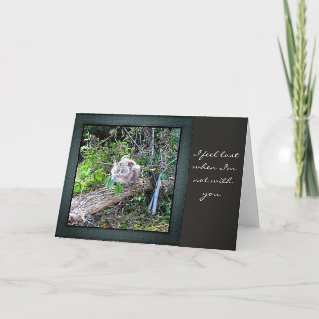 Missing You Expression Note Card (Front)