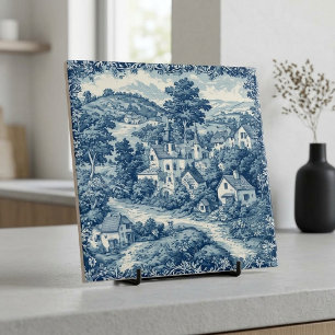 Missing You French Country Memories of Rural Scene Ceramic Tile