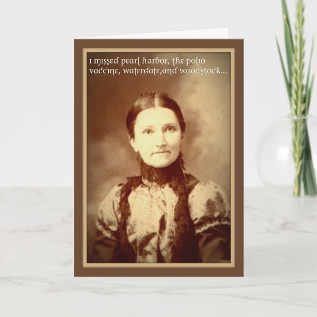 Missing You Funny Greeting Card (Front)