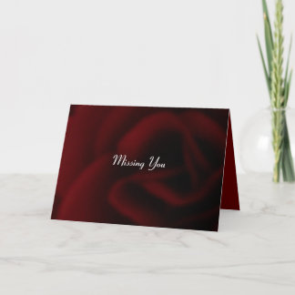 MISSING YOU GREETING CARD
