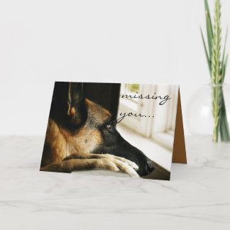 Missing You Greeting Card