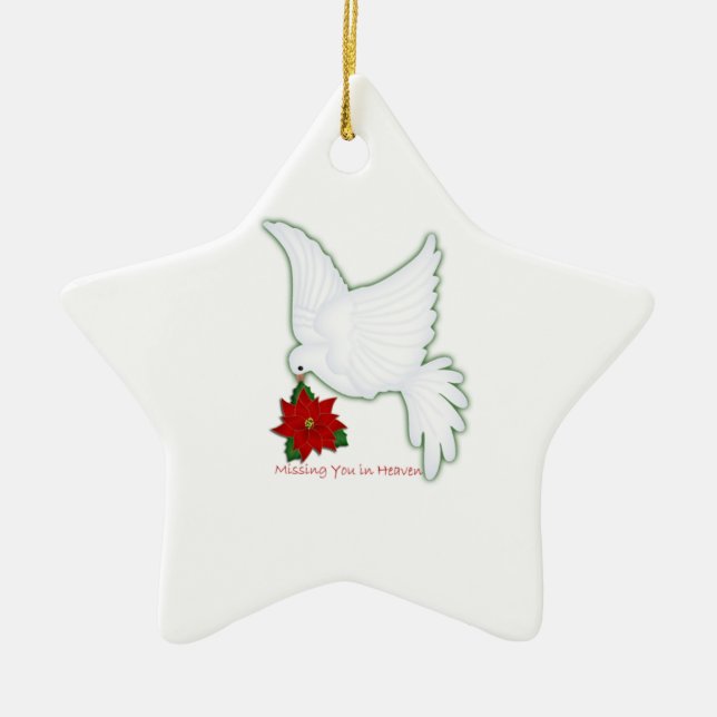 Missing you in Heaven Ornament (Front)