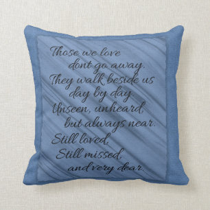 Missing You - Loss of a Loved One Pillow