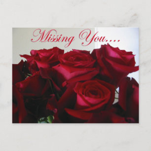 Missing You - postcard