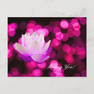 Missing you postcard