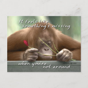 Missing You Postcard