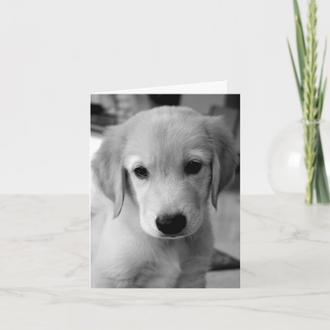 Missing You Puppy Card (Front)