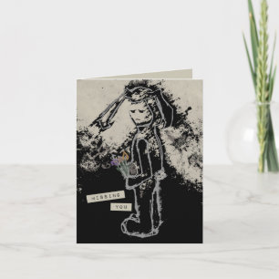 missing you sinibunny card