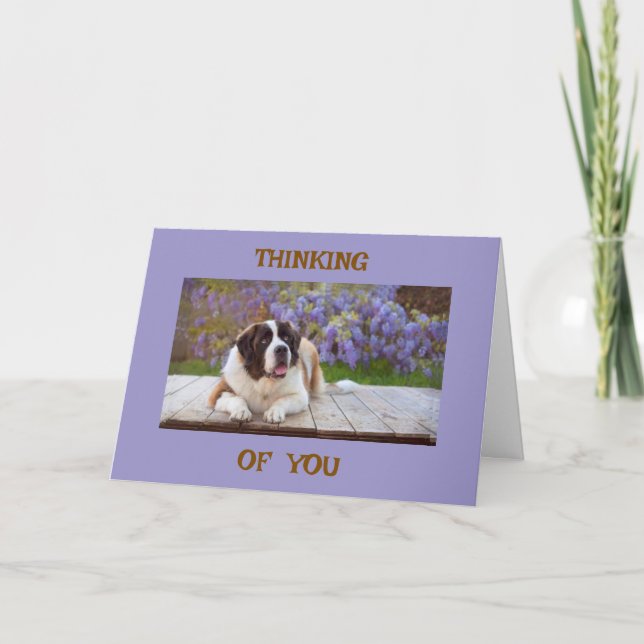 *MISSING YOU/THINKING OF YOU TOO* CARD (Front)