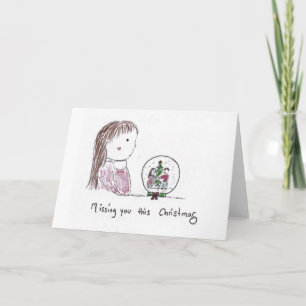 Missing_you_this_Christmas Holiday Card